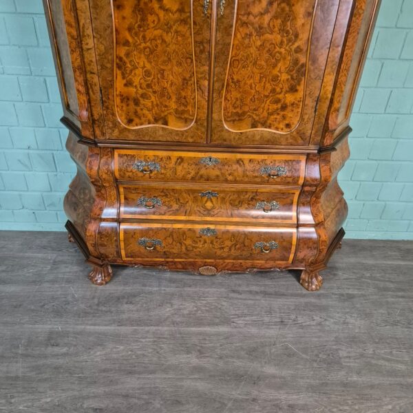 Kabinettschrank Schrank Neubarock Nussbaum 1,43 m – Bild 5