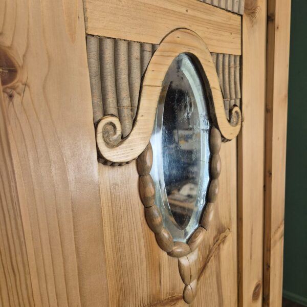 Schrank Kleiderschrank Jugendstil 1910 Kiefer – Bild 8