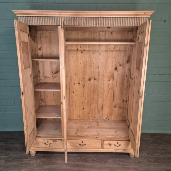 Schrank Kleiderschrank Jugendstil 1910 Kiefer – Bild 10
