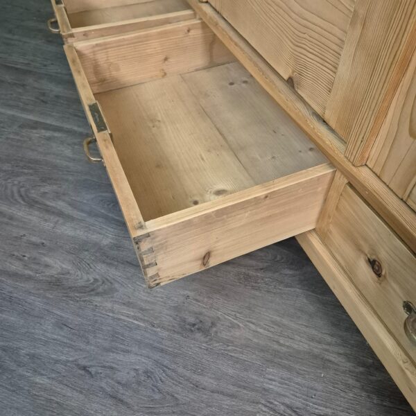 Schrank Kleiderschrank Jugendstil 1910 Kiefer – Bild 16