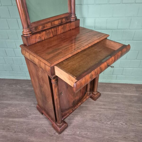 Spiegel mit Konsole Biedermeier 1820 Mahagoni – Bild 15