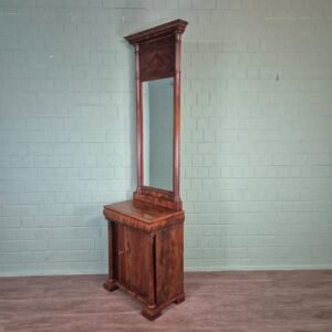 Spiegel mit Konsole Biedermeier 1820 Mahagoni