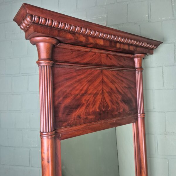 Spiegel mit Konsole Biedermeier 1820 Mahagoni – Bild 3