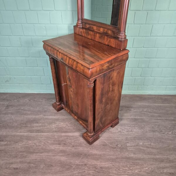 Spiegel mit Konsole Biedermeier 1820 Mahagoni – Bild 12