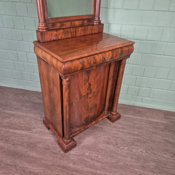 Spiegel mit Konsole Biedermeier 1820 Mahagoni – Bild 4
