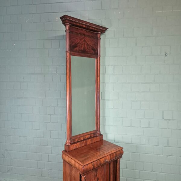 Spiegel mit Konsole Biedermeier 1820 Mahagoni – Bild 2
