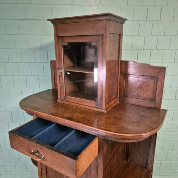 Buffetschrank Schrank Jugendstil 1920 Eiche – Bild 11