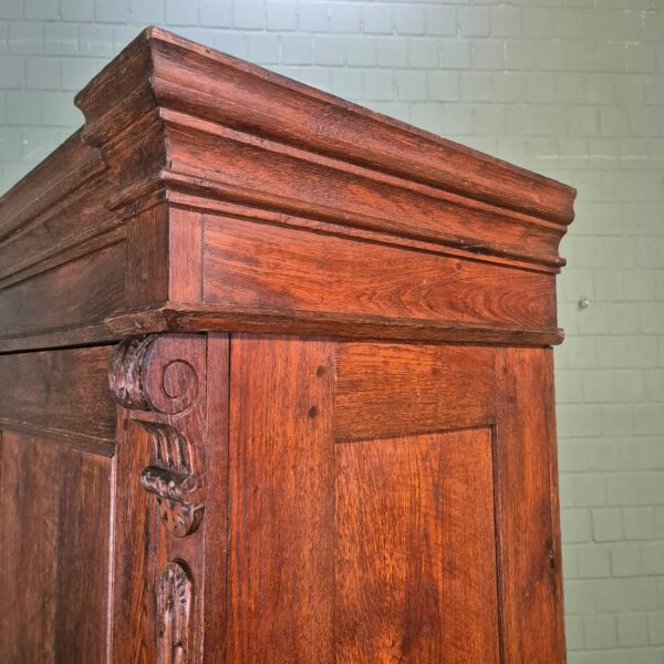 Schrank Kleiderschrank Gründerzeit 1880 Eiche – Bild 5