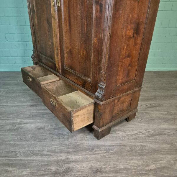 Schrank Kleiderschrank Gründerzeit 1880 Eiche – Bild 13