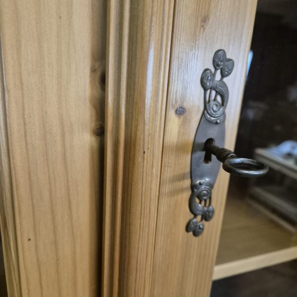 Vitrine Bücherschrank Kiefer 1,32 m – Bild 6