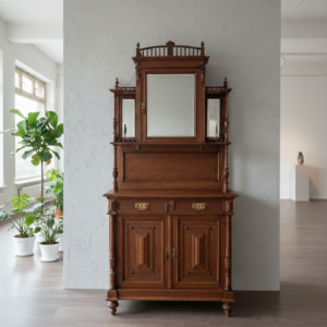 Buffetschrank Schrank Jugendstil 1910 Nussbaum