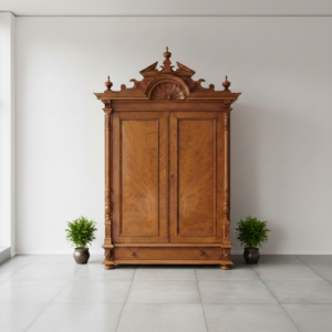 Kleiderschrank Schrank Gründerzeit 1880 Nussbaum