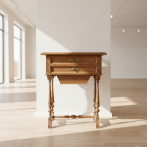 Nähtisch Gründerzeit 1880 Eiche