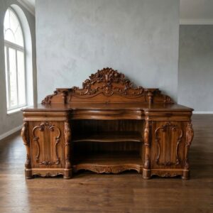 Kredenz Anrichte Gründerzeit 1880 Nussbaum