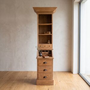 Hochschrank Büroschrank Teakholz 0,67 m