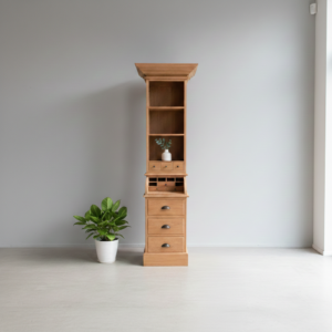 Schrank Hochschrank Teakholz 0,67 m