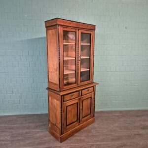 Vitrine Geschirrschrank Louis Philippe 1860 Buche
