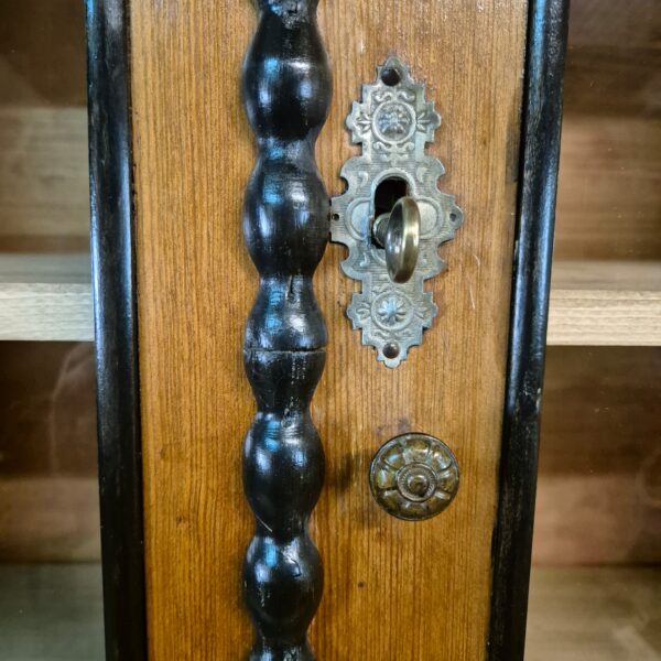 Vitrine Geschirrschrank Louis Philippe 1860 Buche – Bild 11