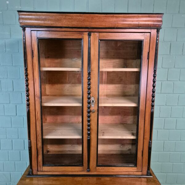 Vitrine Geschirrschrank Louis Philippe 1860 Buche – Bild 12