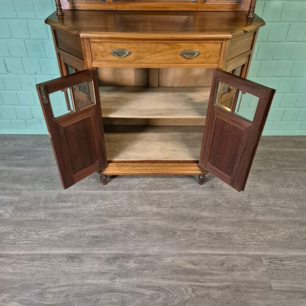 Buffetschrank Anrichte Kredenz Jugendstil 1920 Nussbaum – Bild 14