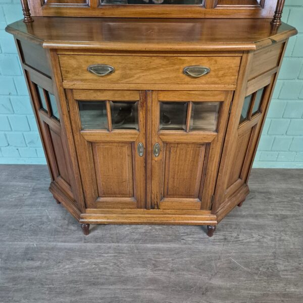 Buffetschrank Anrichte Kredenz Jugendstil 1920 Nussbaum – Bild 9