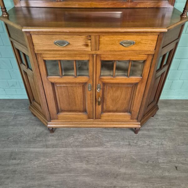 Buffetschrank Schrank Jugendstil 1920 Nussbaum – Bild 6