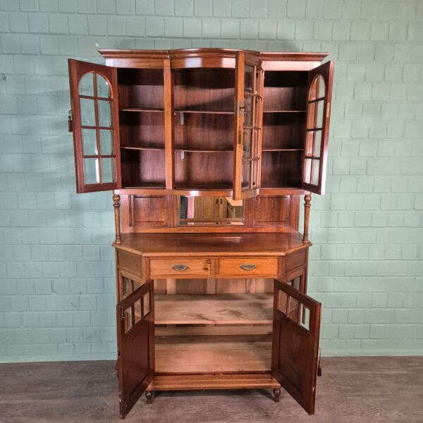 Buffetschrank Schrank Jugendstil 1920 Nussbaum – Bild 12