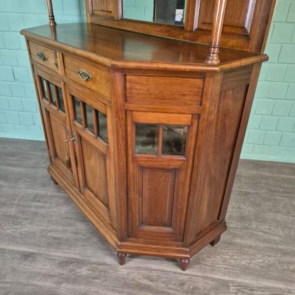 Buffetschrank Schrank Jugendstil 1920 Nussbaum – Bild 9