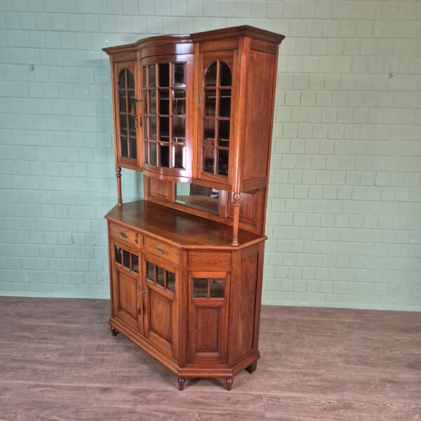 Buffetschrank Schrank Jugendstil 1920 Nussbaum – Bild 4