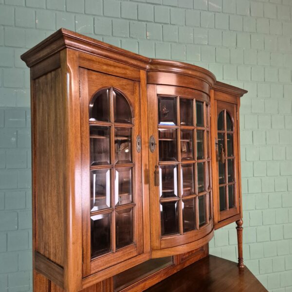 Buffetschrank Schrank Jugendstil 1920 Nussbaum – Bild 7