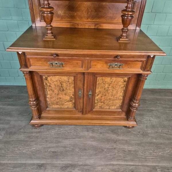 Buffetschrank Schrank Gründerzeit 1880 Nussbaum – Bild 7