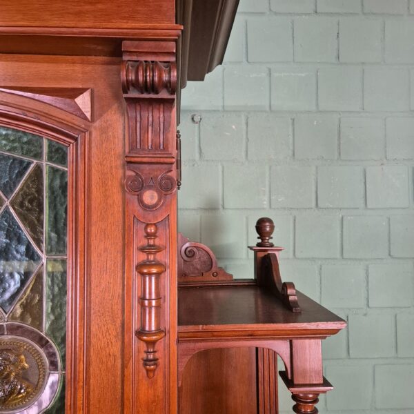 Buffetschrank Schrank Gründerzeit 1880 Nussbaum – Bild 11