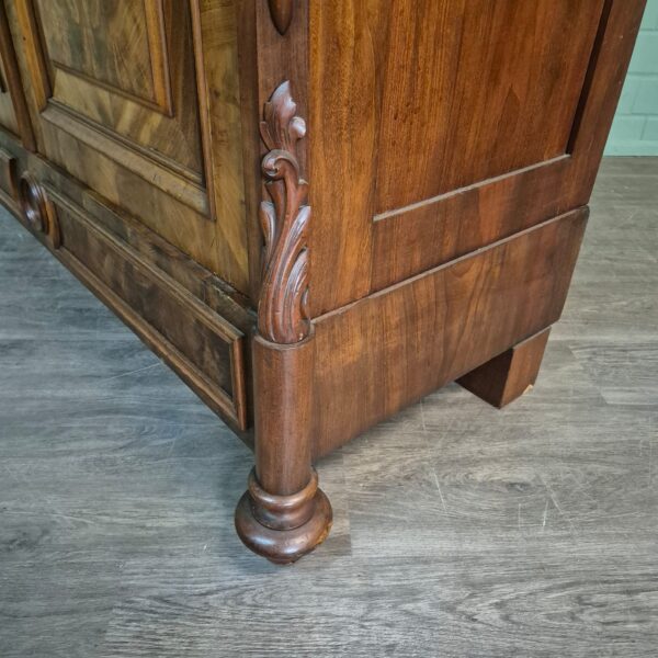 Schrank Kleiderschrank Louis Philippe 1860 Nussbaum – Bild 12