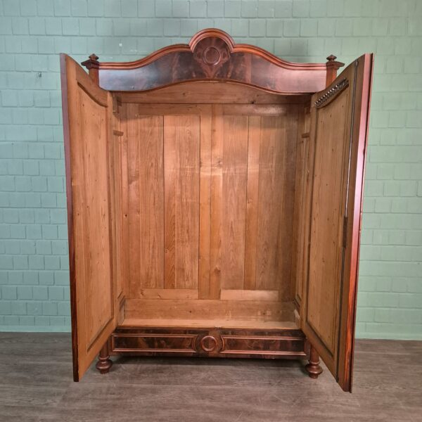 Schrank Kleiderschrank Louis Philippe 1860 Nussbaum – Bild 15