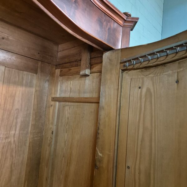 Schrank Kleiderschrank Louis Philippe 1860 Nussbaum – Bild 17