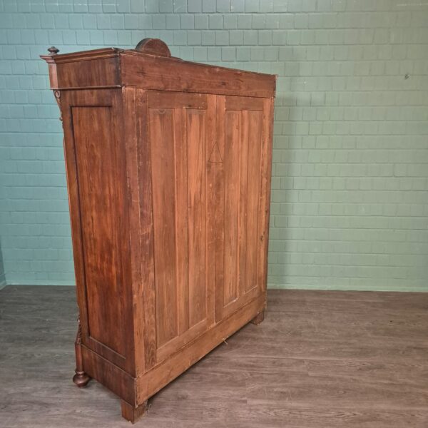 Schrank Kleiderschrank Louis Philippe 1860 Nussbaum – Bild 20