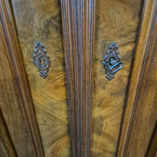 Schrank Kleiderschrank Louis Philippe 1860 Nussbaum – Bild 14