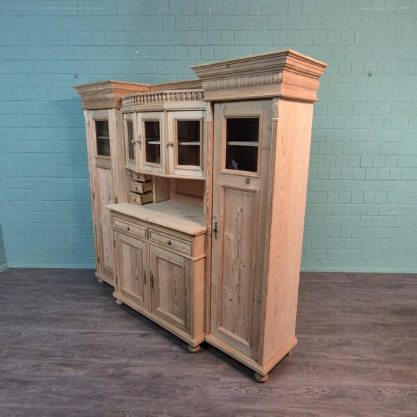 Buffetschrank Schrank Gründerzeit 1880 Kiefer – Bild 4