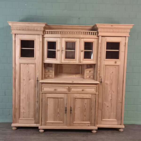 Buffetschrank Schrank Gründerzeit 1880 Kiefer – Bild 3