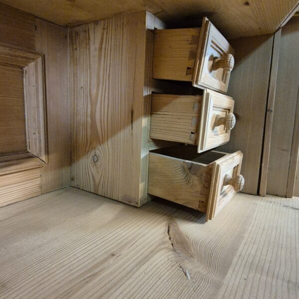 Buffetschrank Schrank Gründerzeit 1880 Kiefer – Bild 23