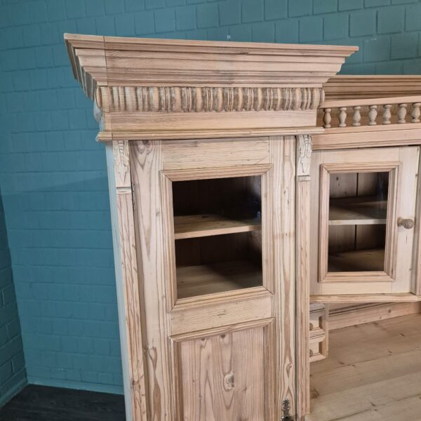 Buffetschrank Schrank Gründerzeit 1880 Kiefer – Bild 6