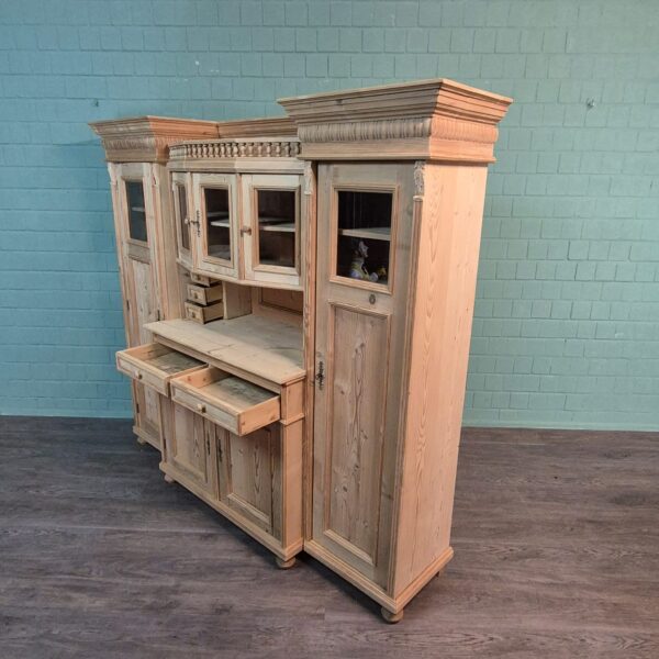Buffetschrank Schrank Gründerzeit 1880 Kiefer – Bild 17