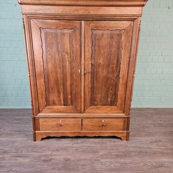 Schrank Kleiderschrank Gründerzeit 1880 Eiche – Bild 4