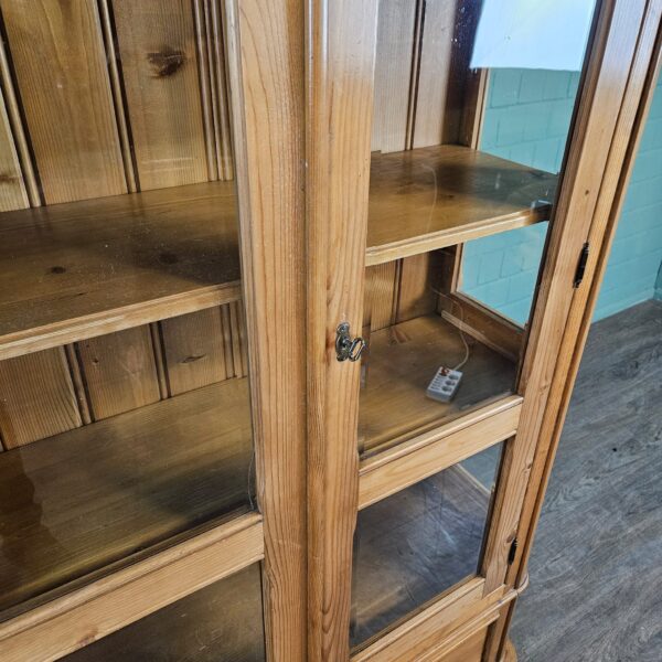 Vitrine Geschirrschrank Kiefer 1,32 m – Bild 7