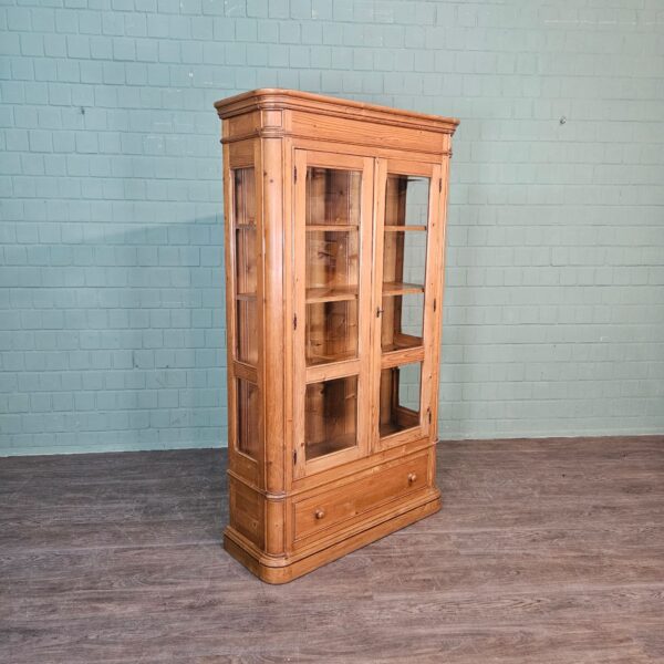 Vitrine Geschirrschrank Kiefer 1,32 m