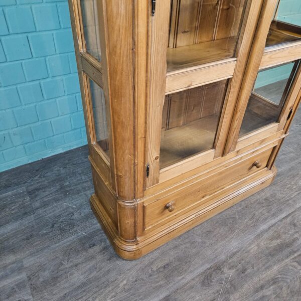 Vitrine Geschirrschrank Kiefer 1,32 m – Bild 6