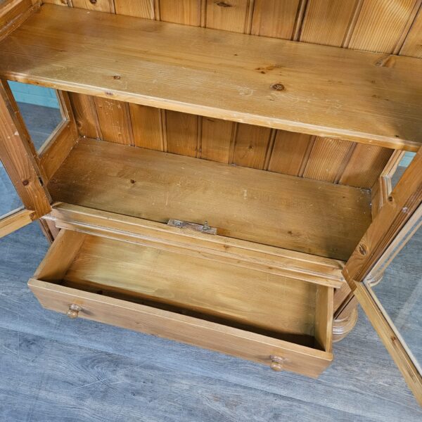 Vitrine Geschirrschrank Kiefer 1,32 m – Bild 12