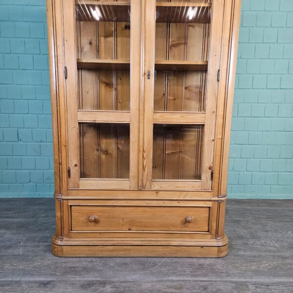 Vitrine Geschirrschrank Kiefer 1,32 m – Bild 8
