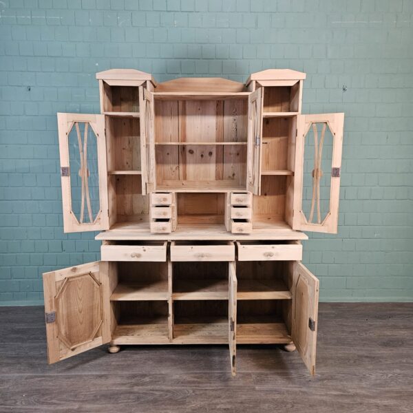 Buffetschrank Schrank Jugendstil 1910 Kiefer – Bild 14