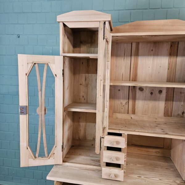 Buffetschrank Schrank Jugendstil 1910 Kiefer – Bild 15